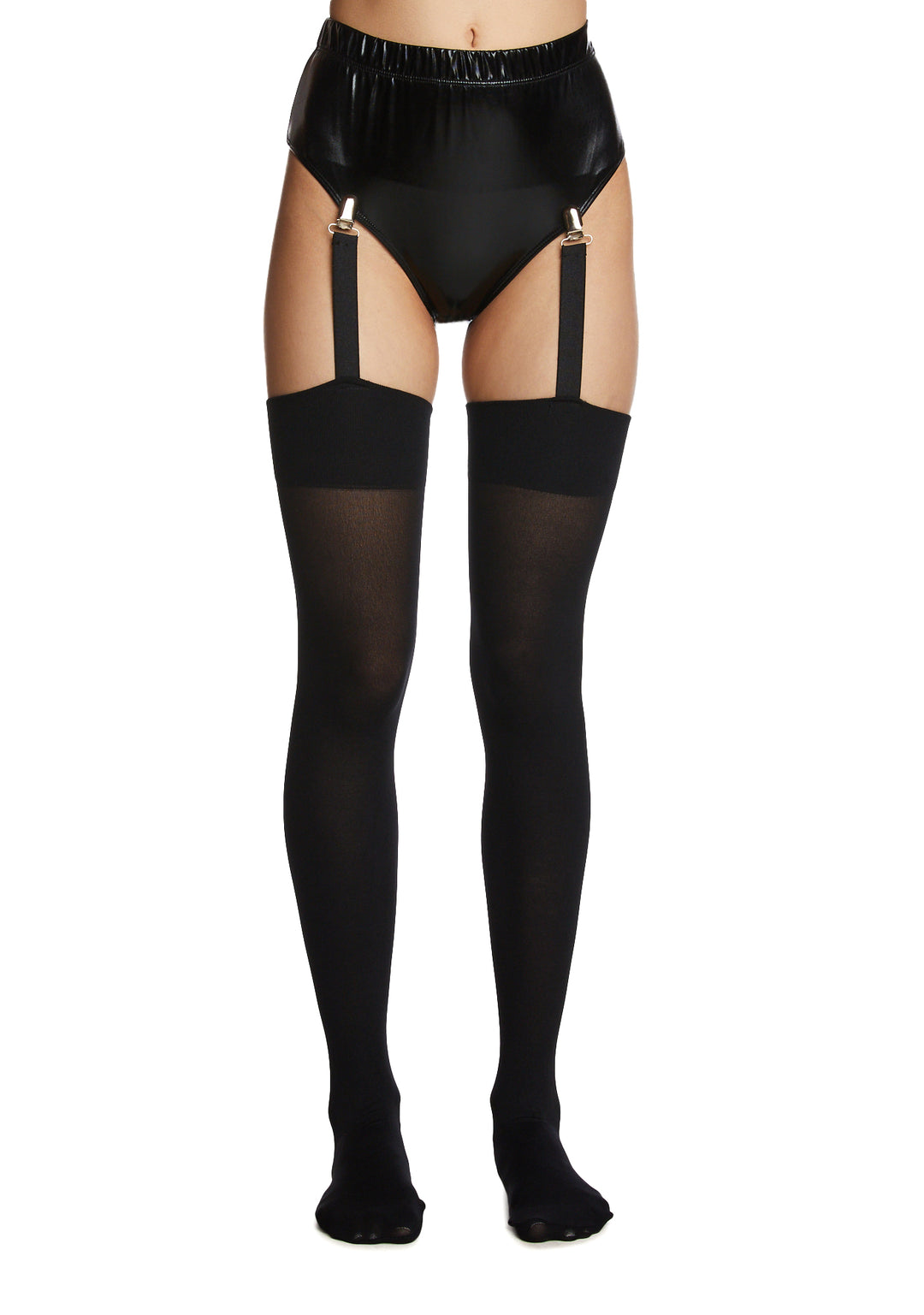 Clip Garter Thigh Highs