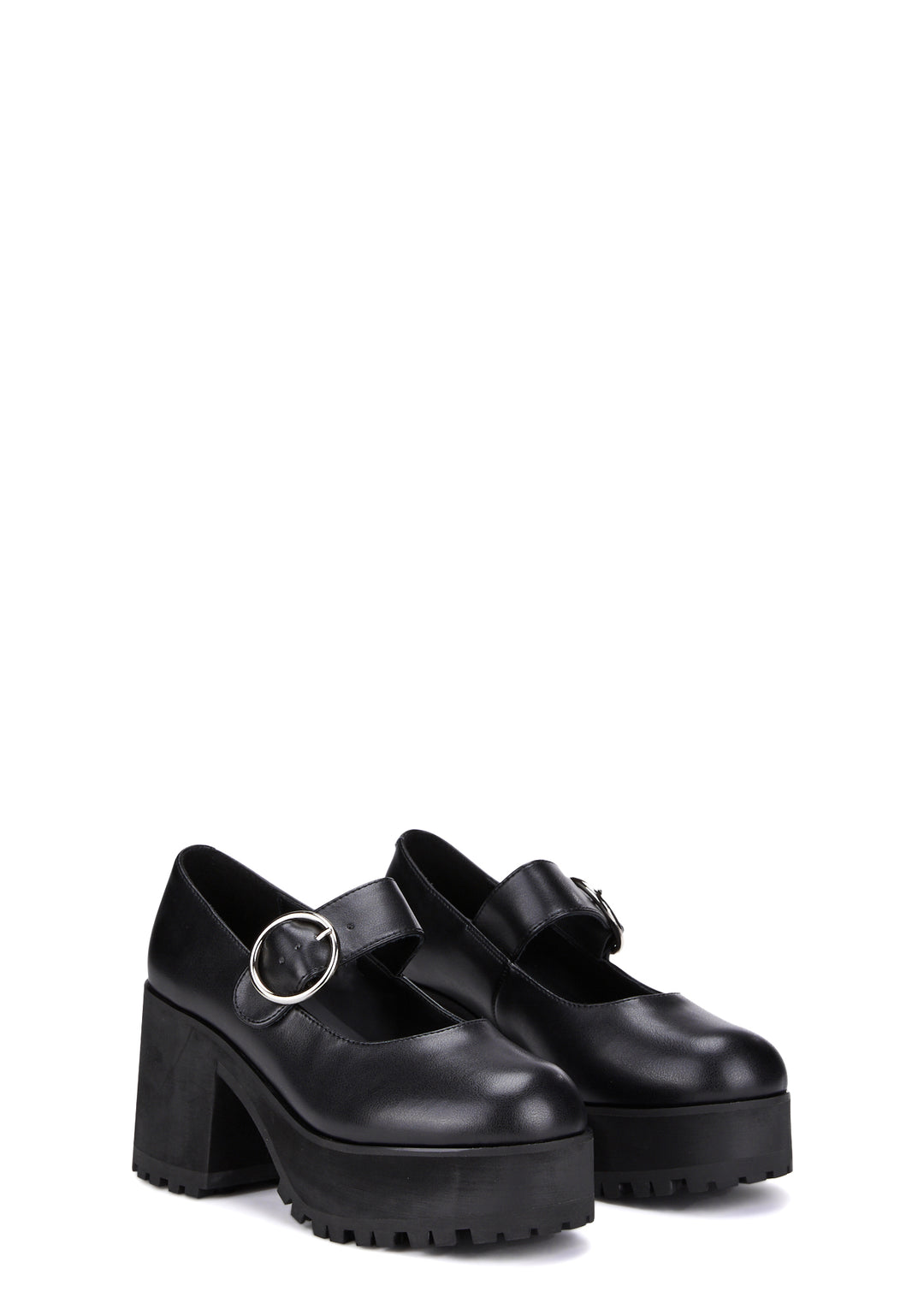 Current Mood Platform Mary Janes - Black - Image 3