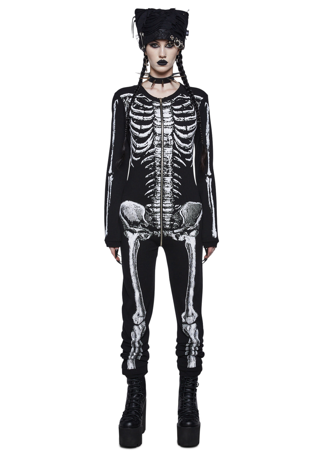 Halloween Skeleton Thermal Onesie