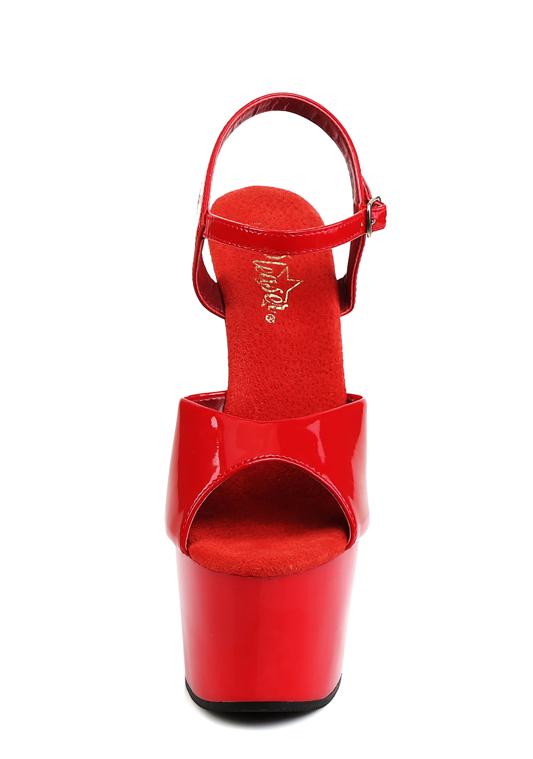 Adore-709 Platform Ankle Strap Sandals-Red - Image 3