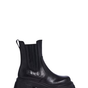 Current Mood Vegan Leather Ankle Boots - Black