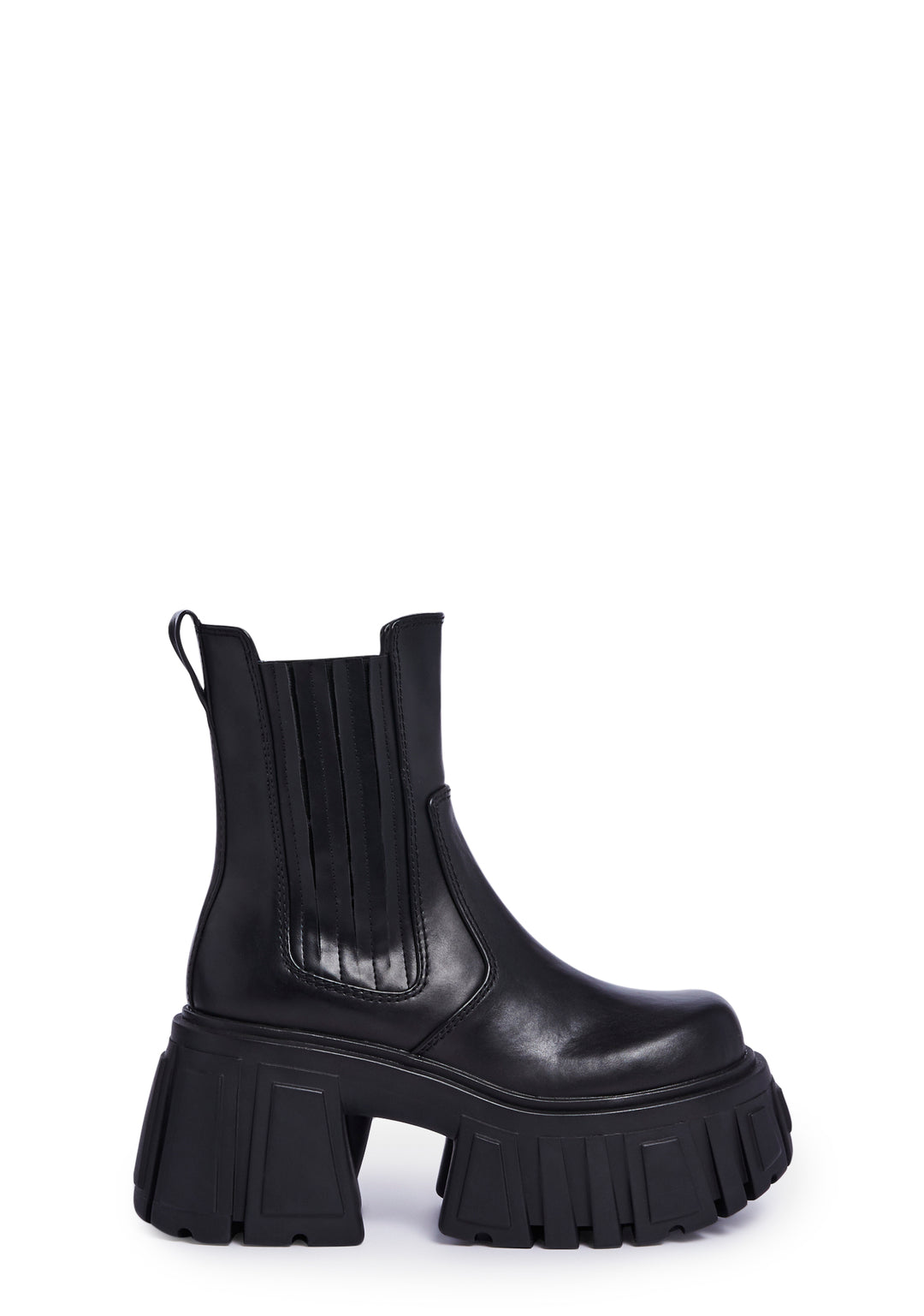 Current Mood Vegan Leather Ankle Boots - Black