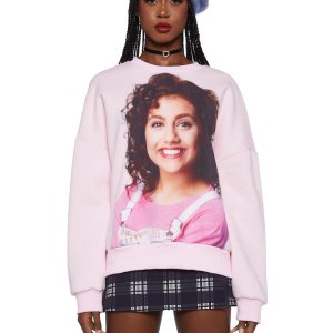 Dolls Kill x Clueless Tai Graphic Crewneck Sweatshirt - Pink