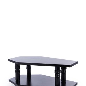 Dolls Home Coffin Double Decker Coffee Table - Black