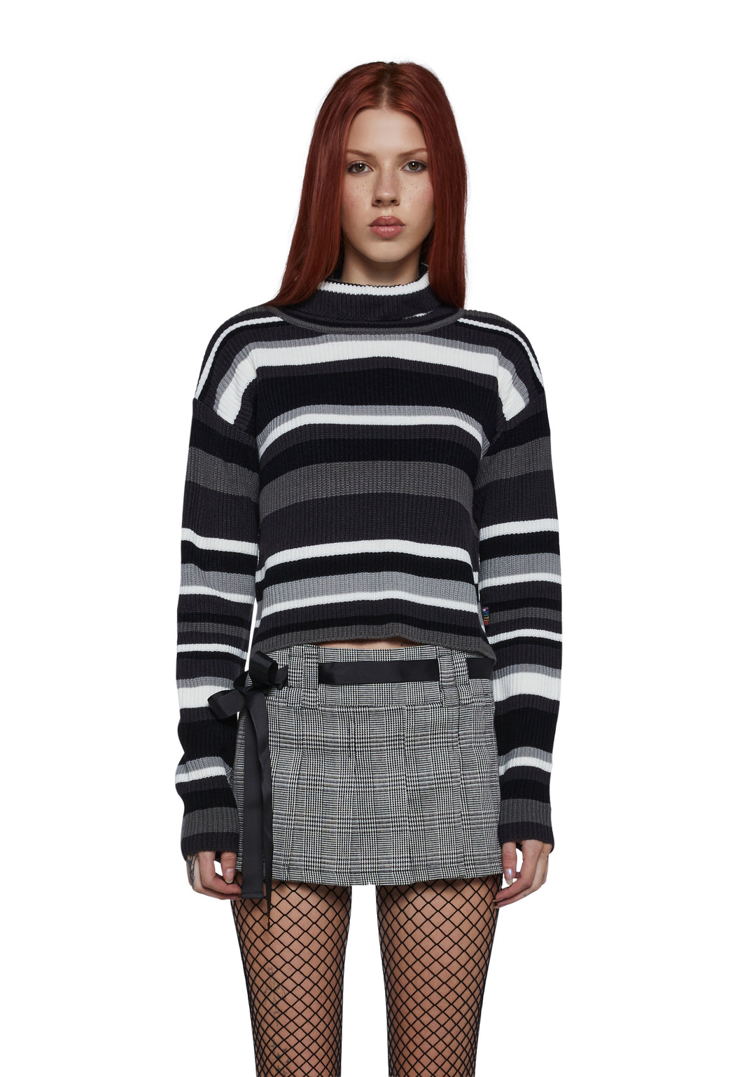 Delias Turtleneck Sweater-Black