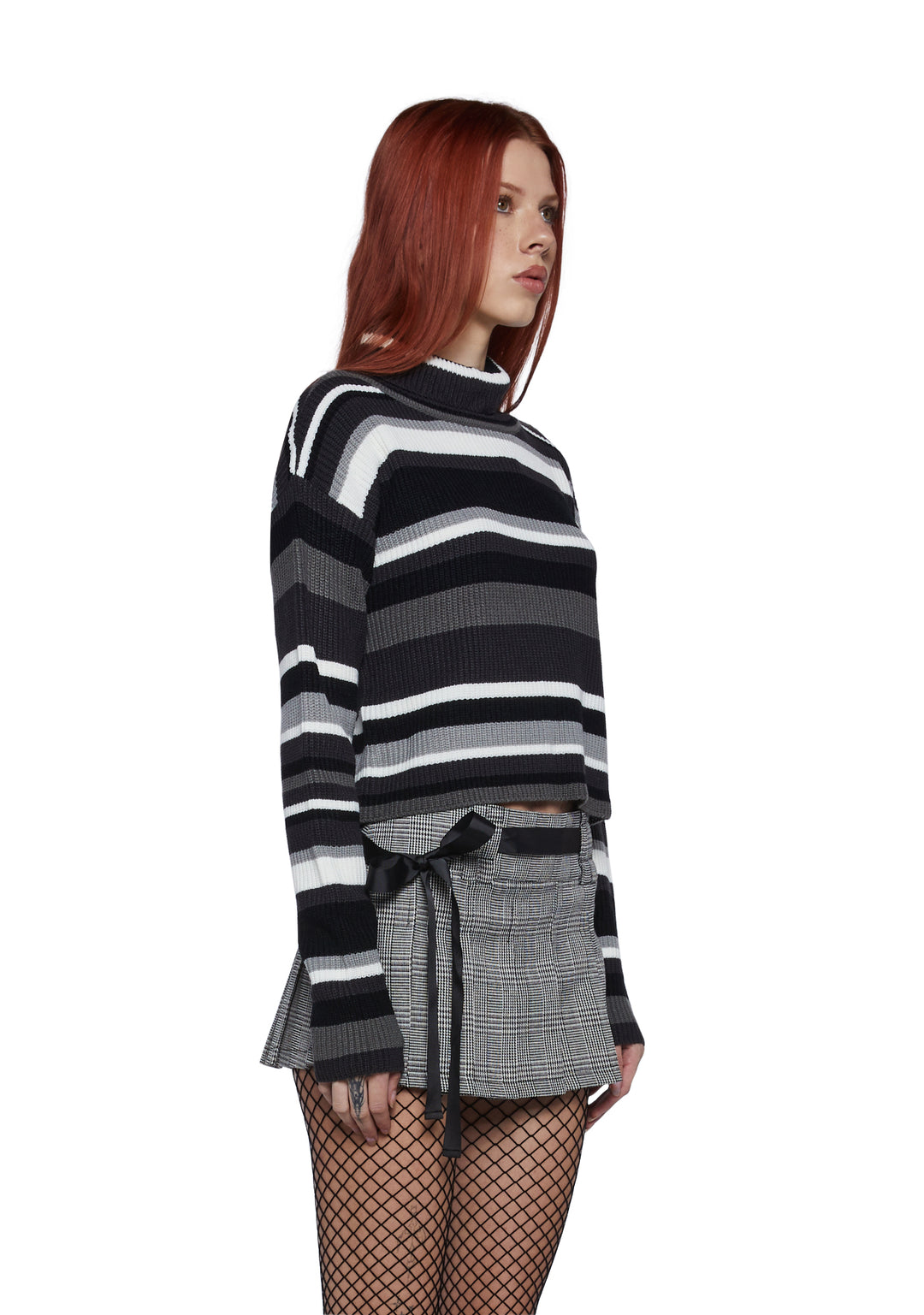 Delias Turtleneck Sweater-Black - Image 3
