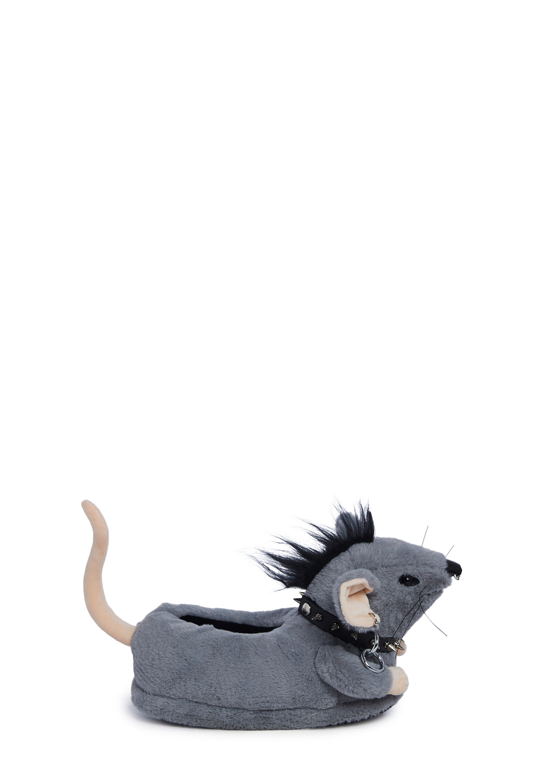 Punk Rat Slippers - Gray