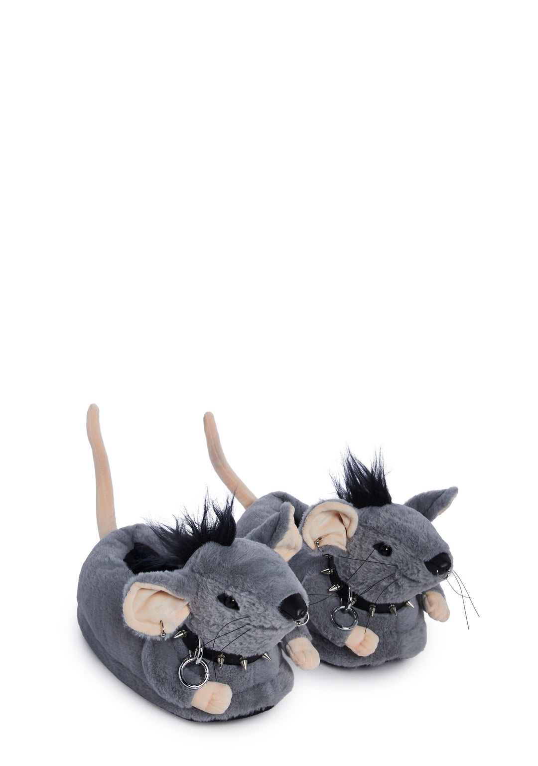 Punk Rat Slippers - Gray - Image 3