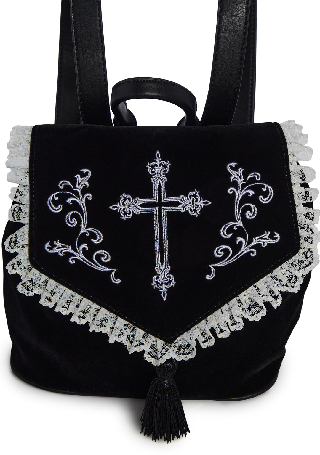 Widow Velvet Backpack- Black - Image 2