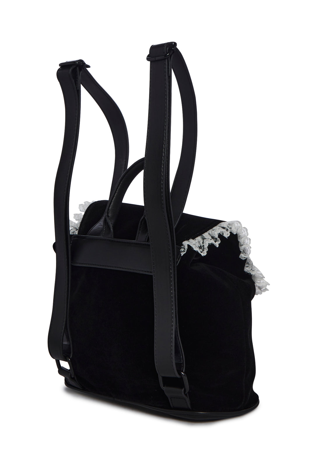 Widow Velvet Backpack- Black - Image 4