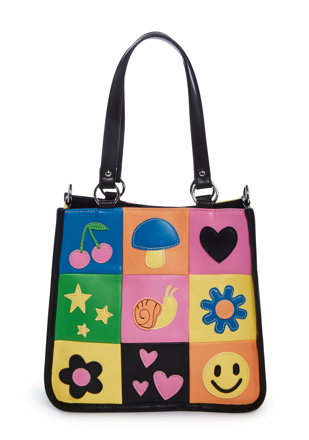 Delia's Patchwork Retro Tote Bag - Multi