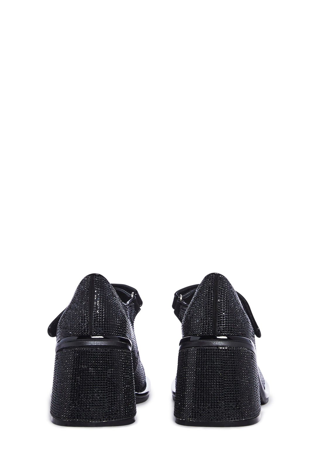 Sugar Thrillz Rhinestone Mary Janes - Black - Image 4