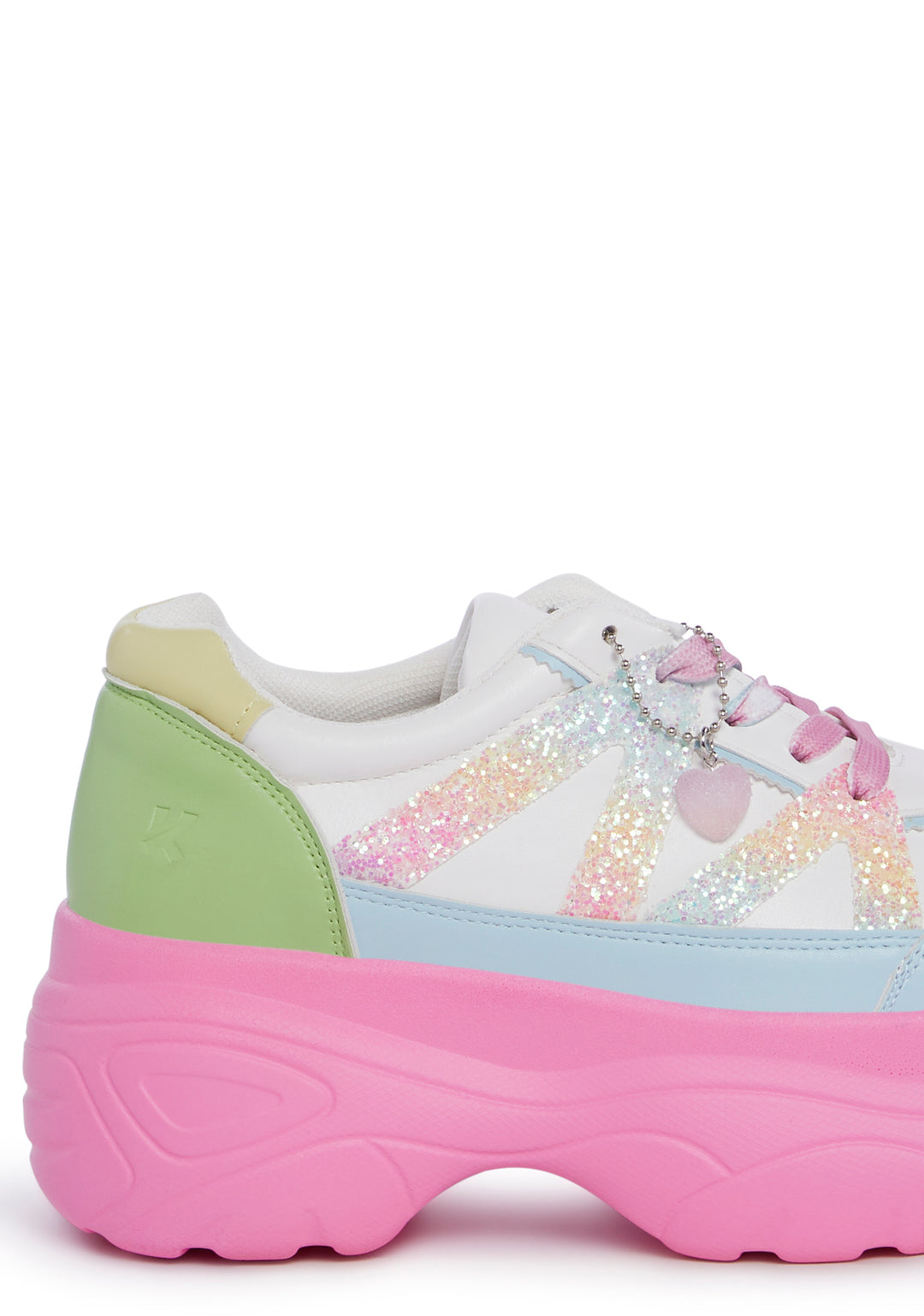 Koi Footwear Chunky Platform Sneakers- Pink - Image 2