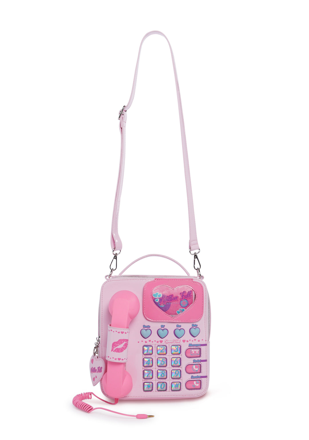 Sugar Thrillz Phone Crossbody Bag - Pink - Image 11