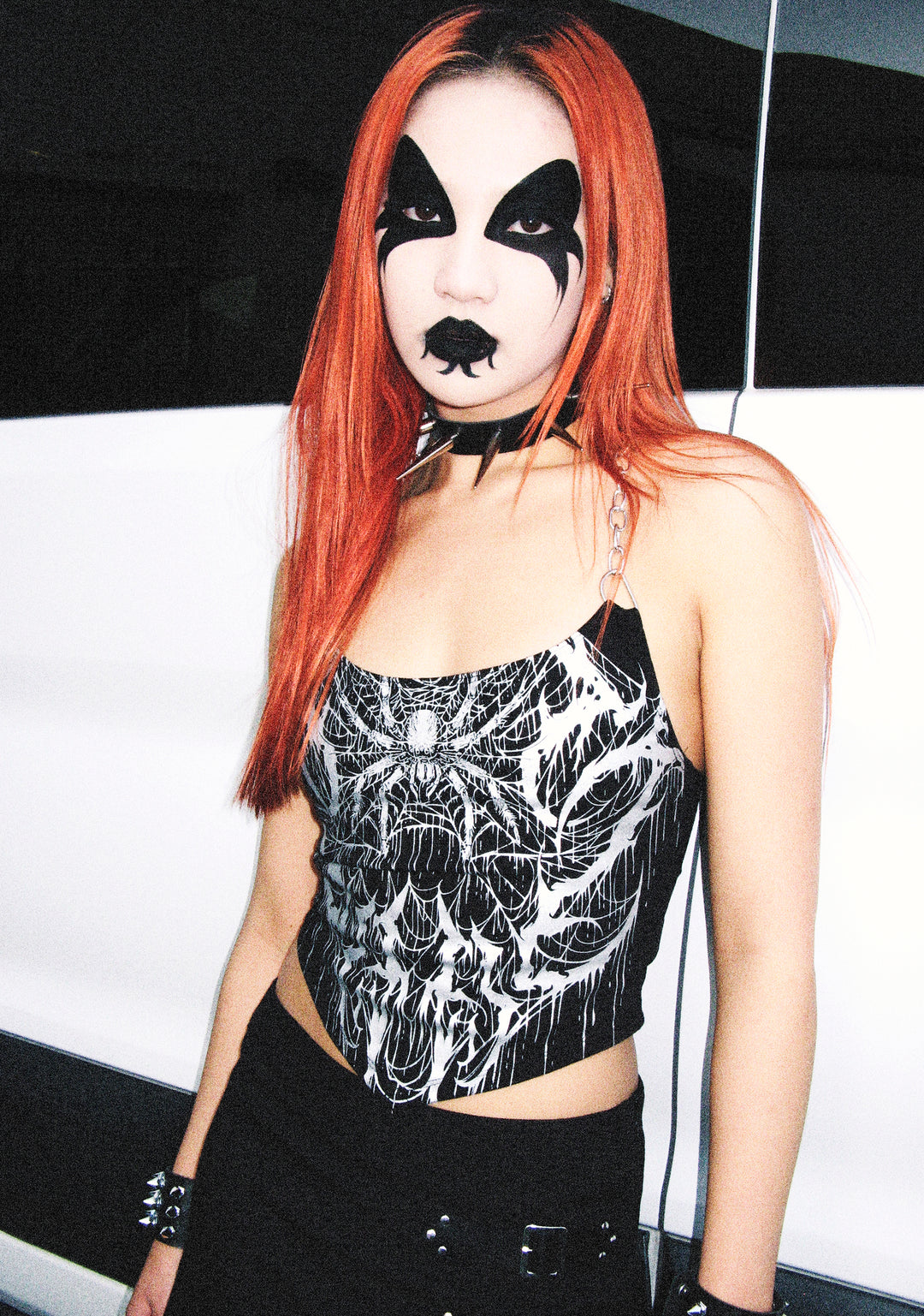 Widow Chain Halter Top - Black - Image 6