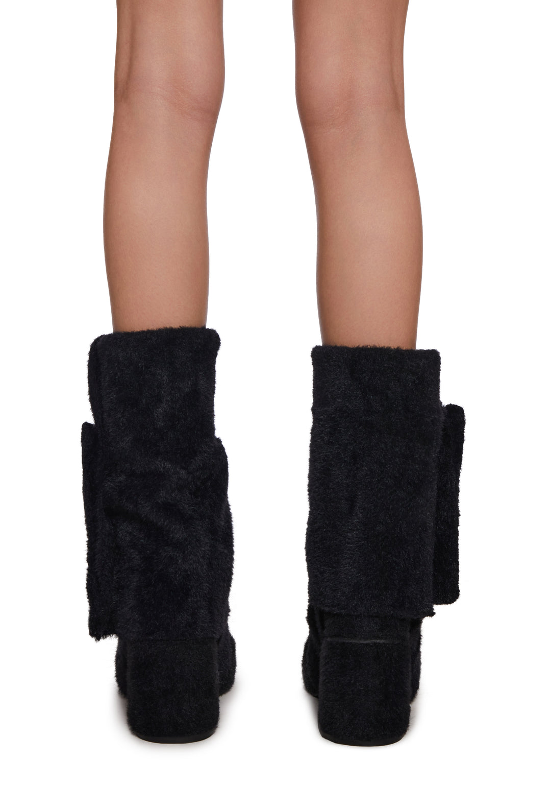 Womens Shoes Mohair Mary Janes With Leg Warmers Sugar Thrillz - Black - Image 4