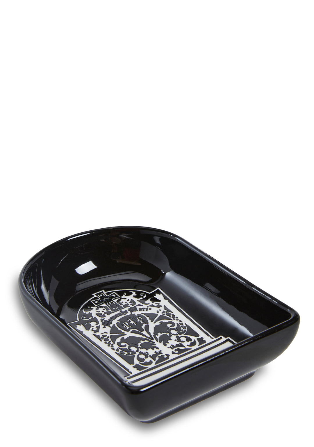 Dolls Home Goth Halloween Tombstone Ashtray Trinket Dish - Black - Image 3
