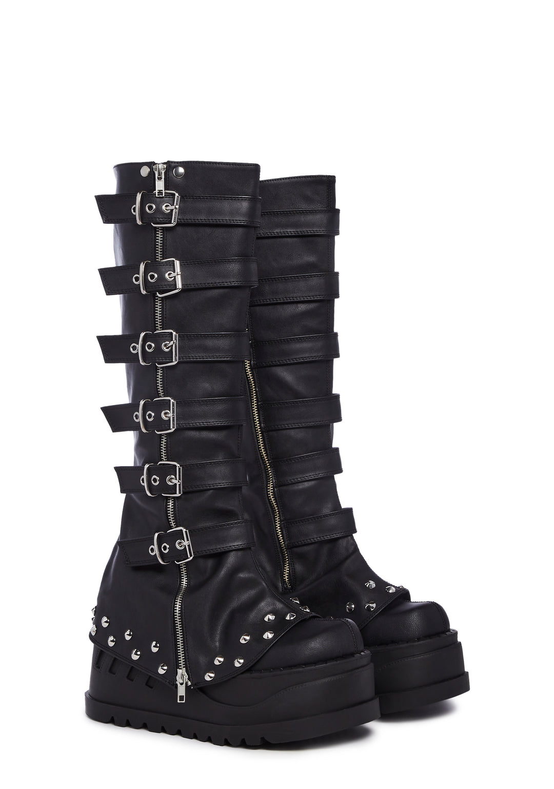 Stomp-223 Platform Knee High Boots - Image 3