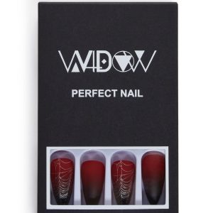 Widow Ombre Spider Press-On Nail Set - Black