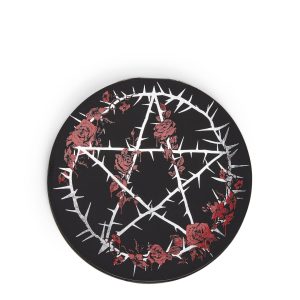 Widow Pentagram Roses Eyeshadow Palette With Mirror - Multi