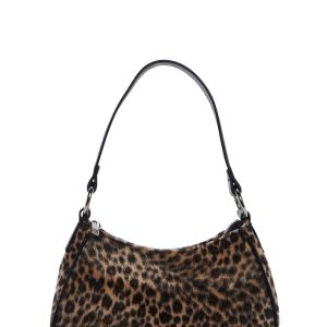 Current Mood Leopard Print Faux Fur Shoulder Bag - Leopard