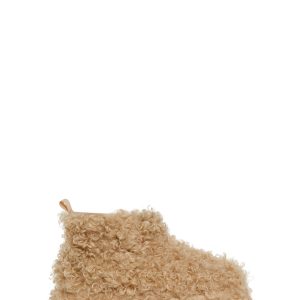 Sherpa Ankle Booties Sugar Thrillz - Off White