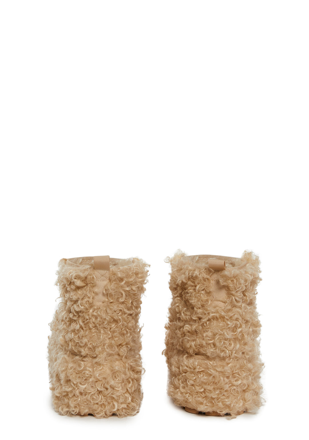 Sherpa Ankle Booties Sugar Thrillz - Off White - Image 4