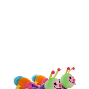Plush Caterpillar Kandi Slippers Club Exx - Multi
