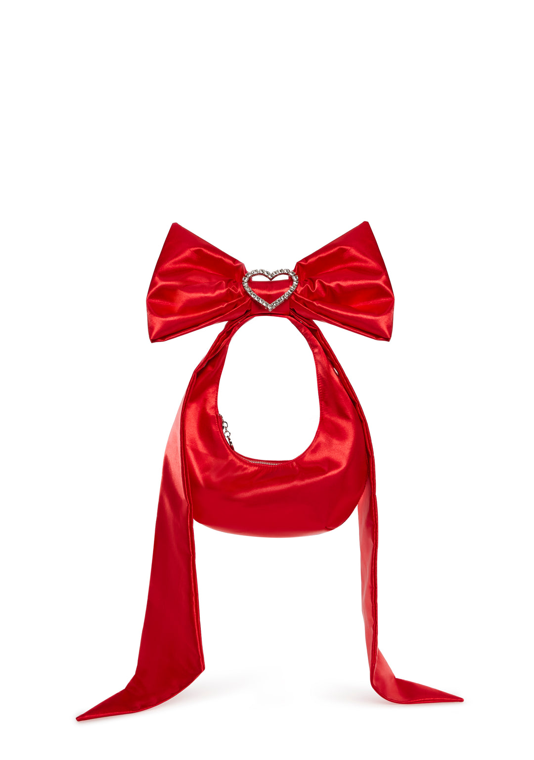 Womens Sexy Bow Shoulder Bag Sugar Thrillz -Red