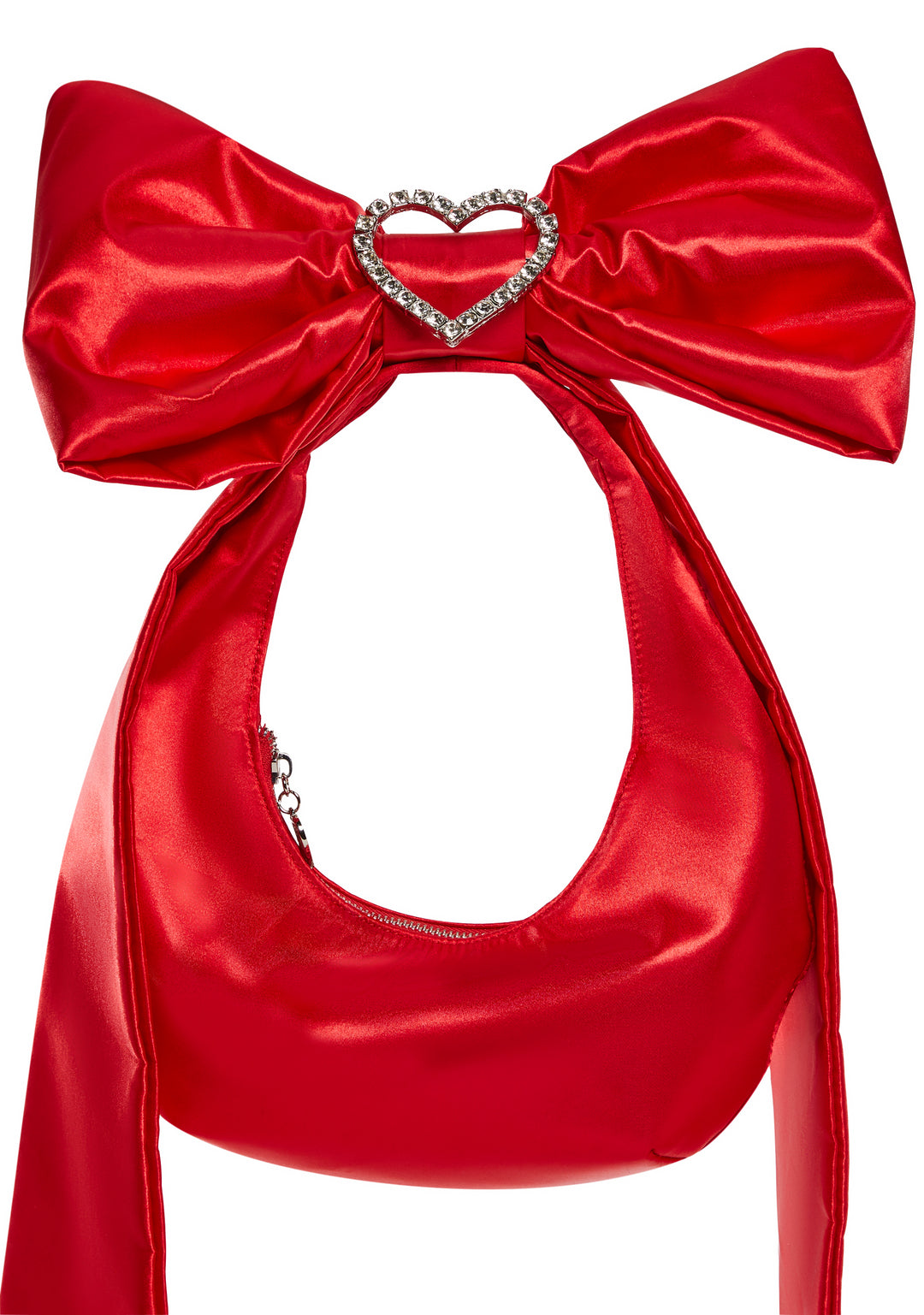 Womens Sexy Bow Shoulder Bag Sugar Thrillz -Red - Image 5