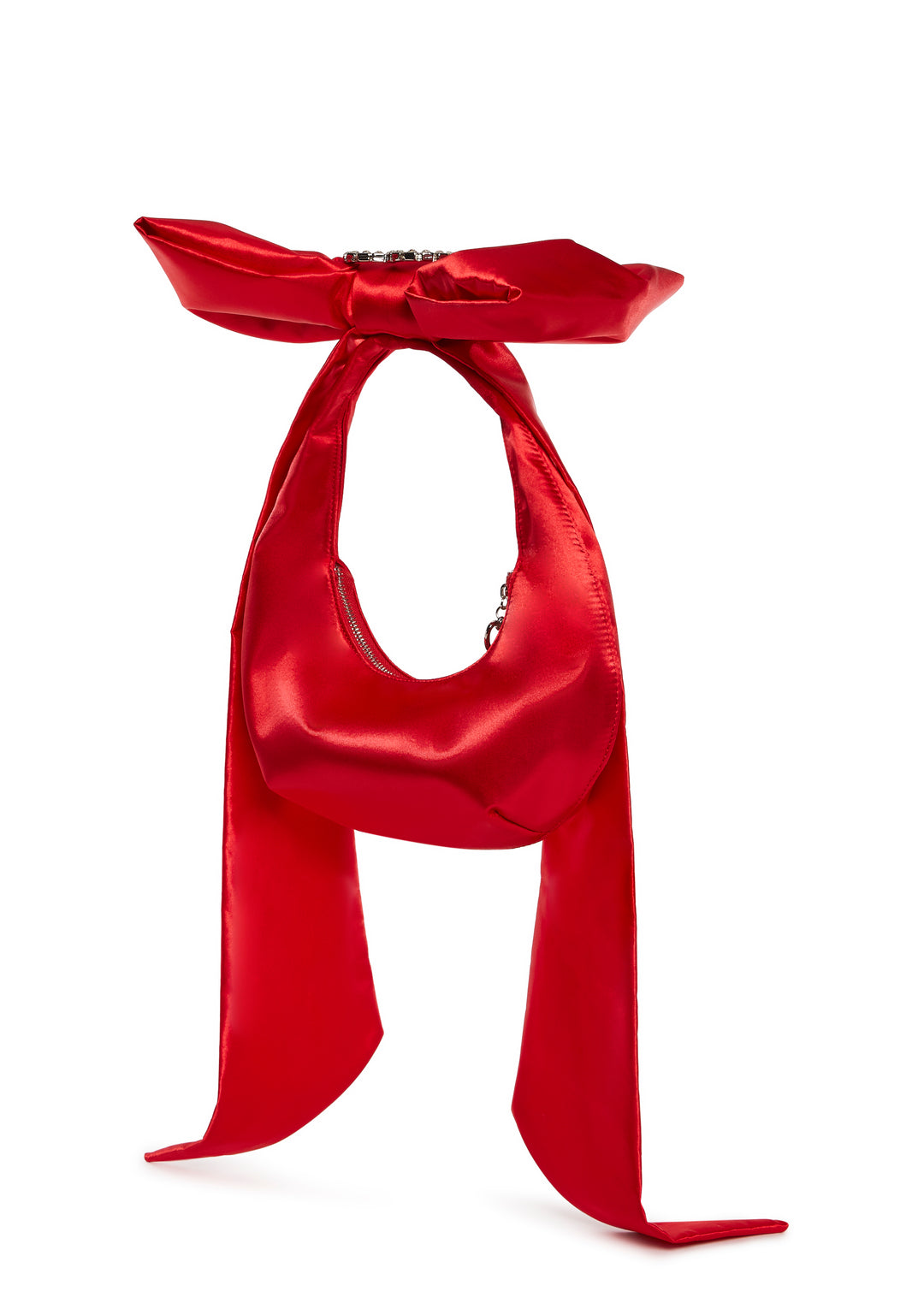 Womens Sexy Bow Shoulder Bag Sugar Thrillz -Red - Image 4