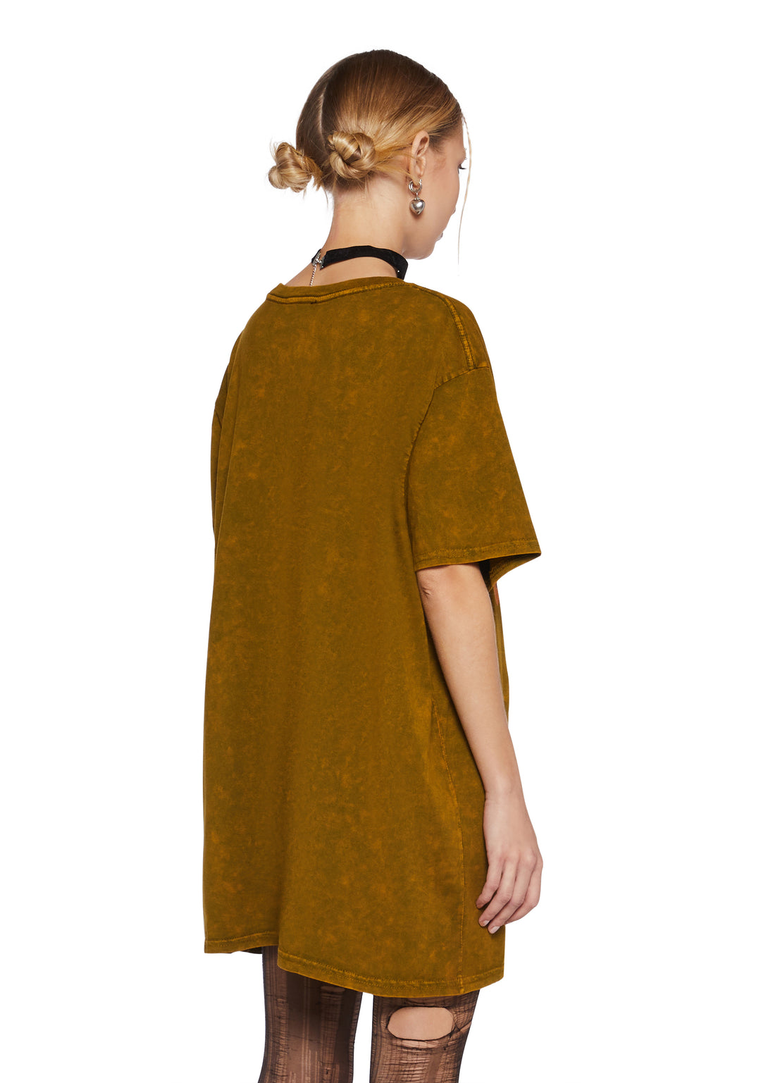 Women's Wildflower Graphic Oversized Tee Delia's - Green - Image 3