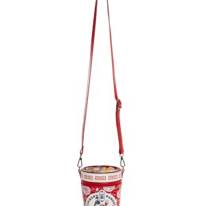 Dolls Kill x NARUTO SHIPPUDEN Ramen Ichiraku Vegan Leather Crossbody Bag - Multi