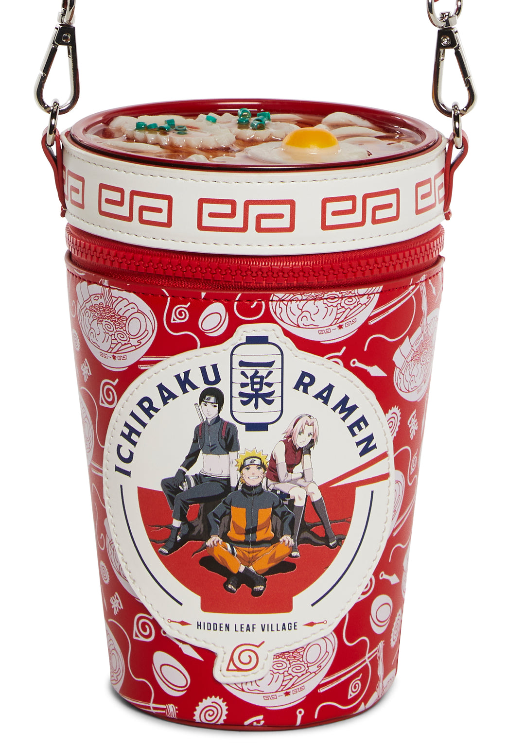 Dolls Kill x NARUTO SHIPPUDEN Ramen Ichiraku Vegan Leather Crossbody Bag - Multi - Image 6