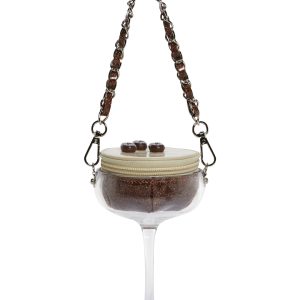 Espresso Martini Plastic Zip-Around Vegan Leather Handbag Current Mood - Multi