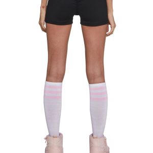 Dolls Kill x Playboy Bunny Playmate Bike Gym Shorts - Black/Pink