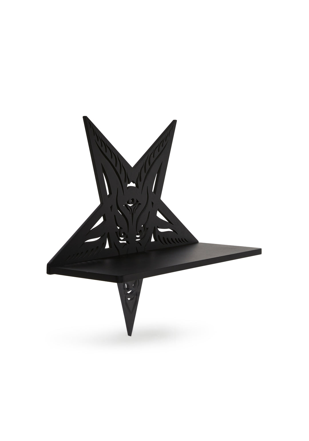 Kreepsville 666 Baphomet Mini Shelf Kit Home Decor - Black - Image 4