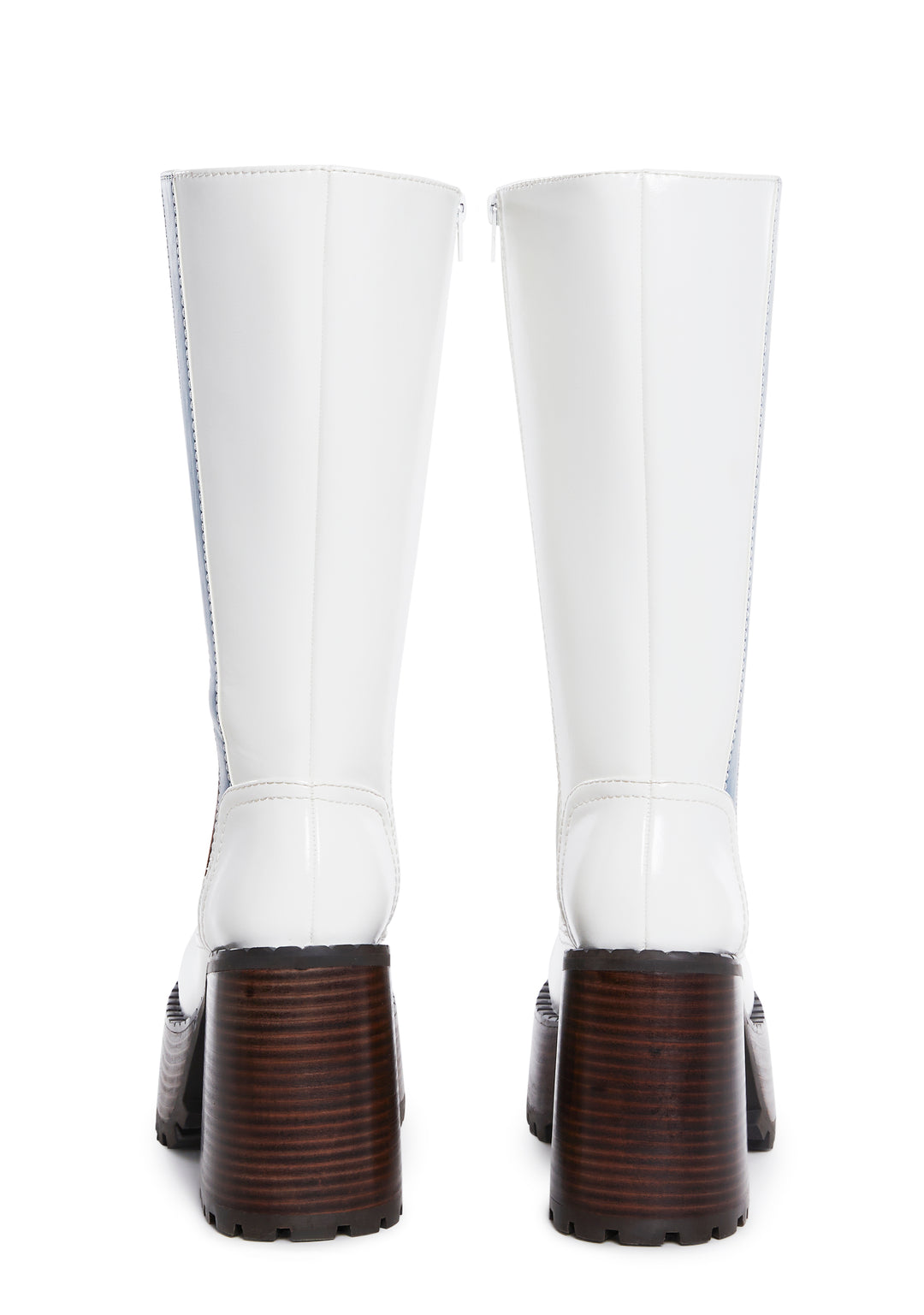 Womens Racing Motor Race Platform Boots Current Mood - White - Image 4