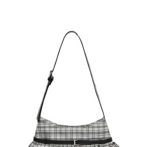 Womens Plaid Skirt Baguette Shoulder Bag Sugar Thrillz - Plaid