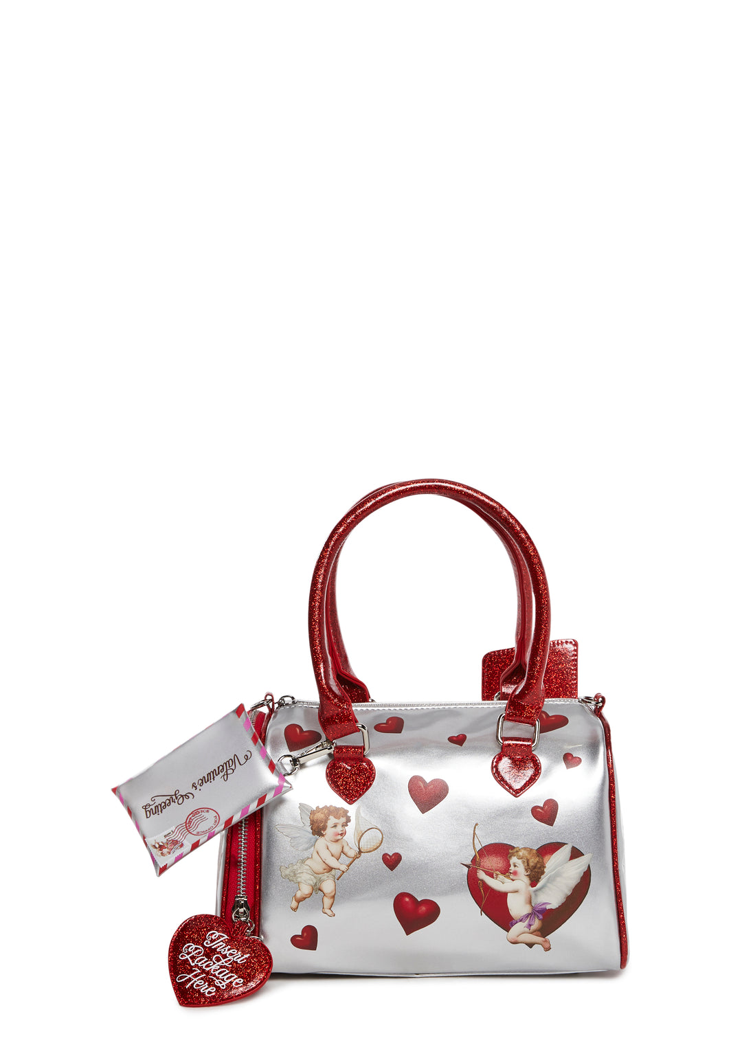 VDAY Mailbox Cupid Crossbody Glitter Bag Sugar Thrillz - Multi