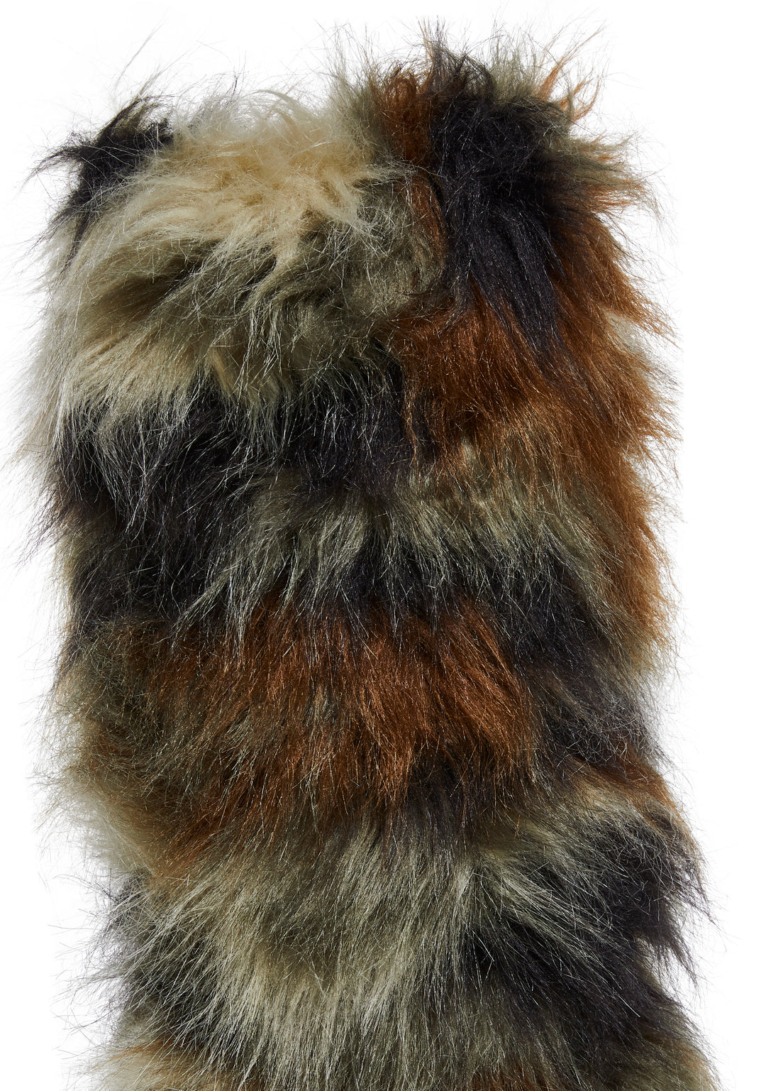 Ombre Camo Faux Fur Knee High Boots Current Mood - Multi - Image 2