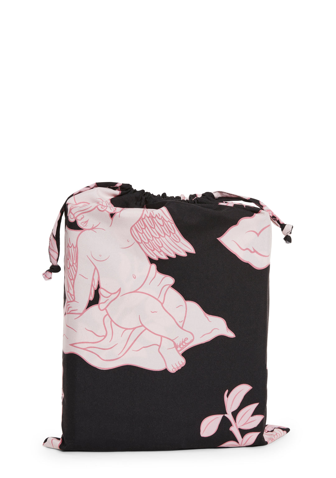 Cherub Cupid Vday Print Sheet Set Dolls Home - Black/Pink - Image 4