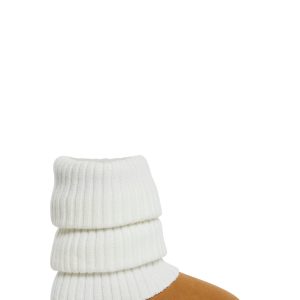 Steve Madden Alida Leg Warmer Faux Suede Booties - Brown