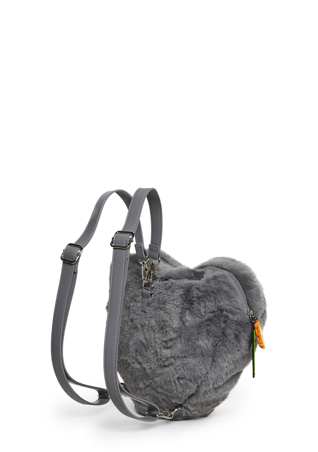 Dolls Kill x Shrek Donkey Hooded Backpack With Waffle Charm - Gray - Image 8