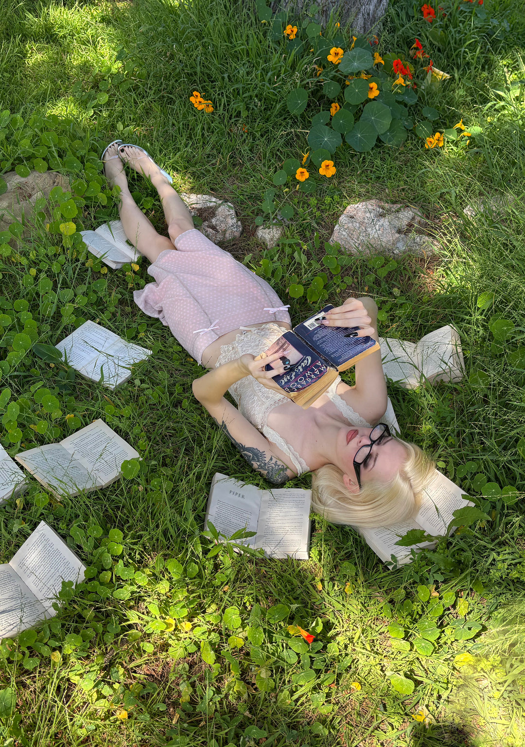 Womens Polka Dot Midi Spring Skirt Delias - Pink - Image 6