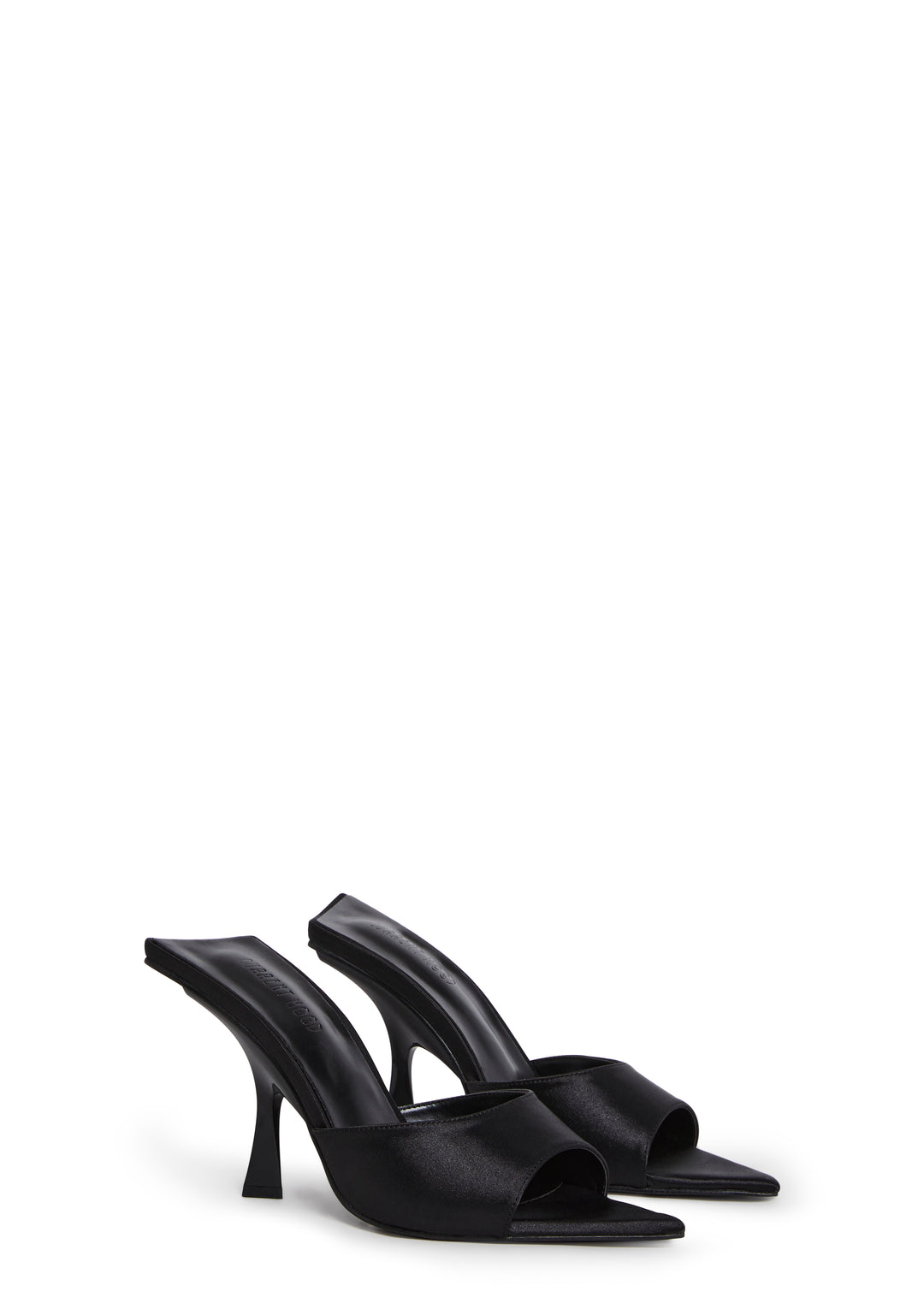 Peep Toe Kitten Heels Current Mood - Black - Image 3