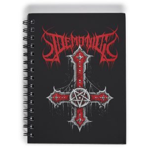 Goth Spiral Bound Journal Widow - Black