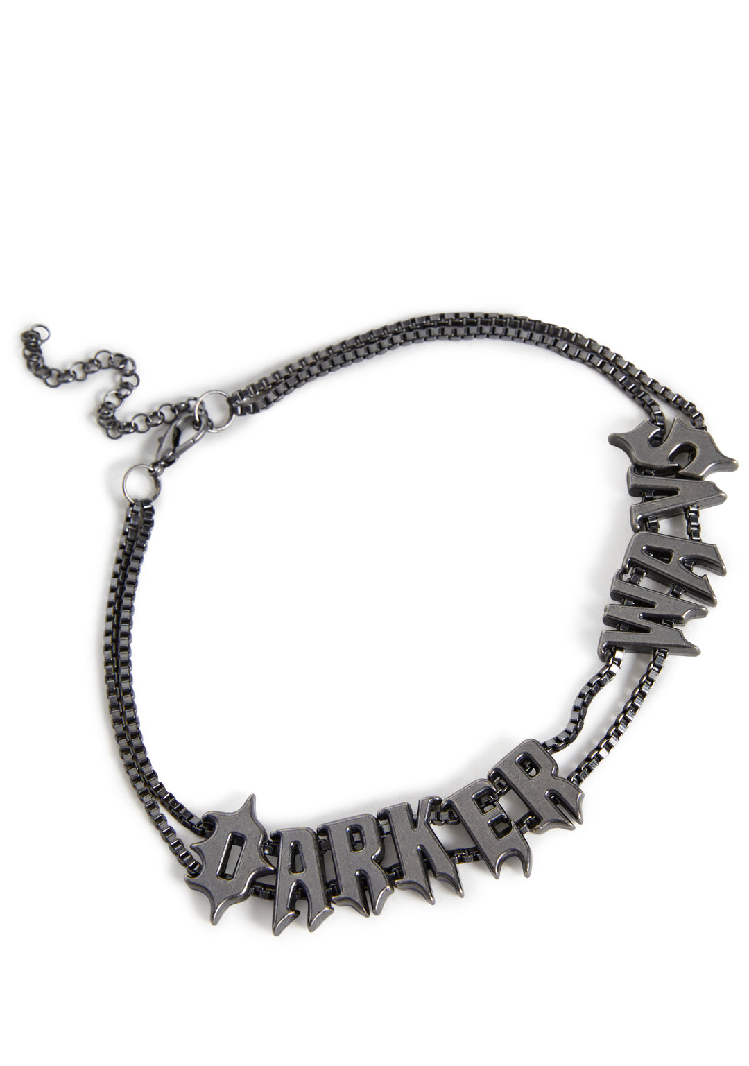 Darker Wavs Chunky Choker Necklace - Silver - Image 3