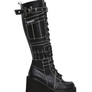 Swing-260 Platform Knee High Boots