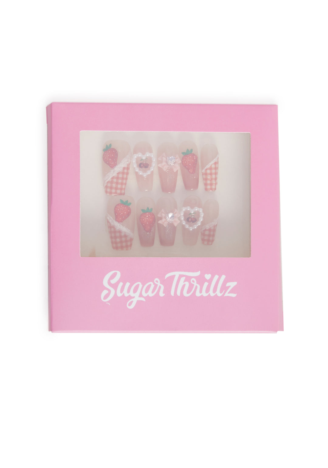 Country Cowboy Cottage Core Press On Nail Set - Multi - Image 2